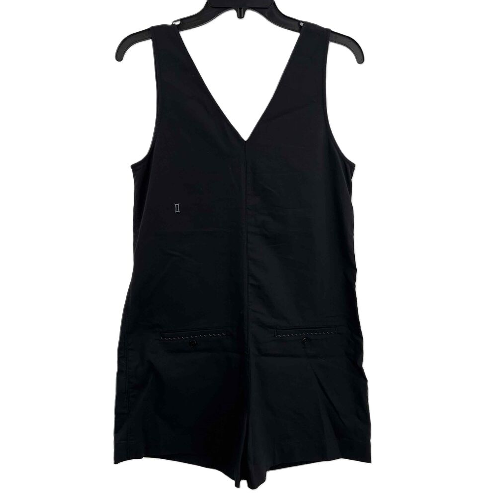 Kit And Ace Black Romper Sleeveless Stretchy Minimalist Travel Womens Size 4